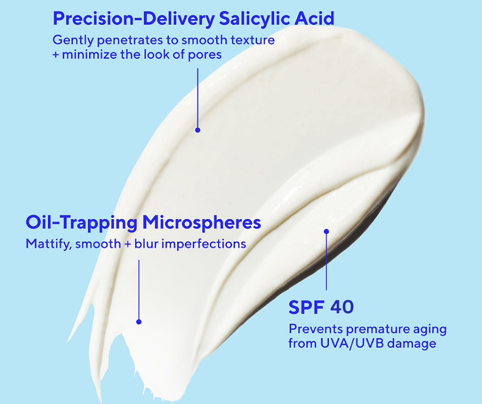 Superactive Mattifying Oil + Pore Control Moisturizer SPF 40