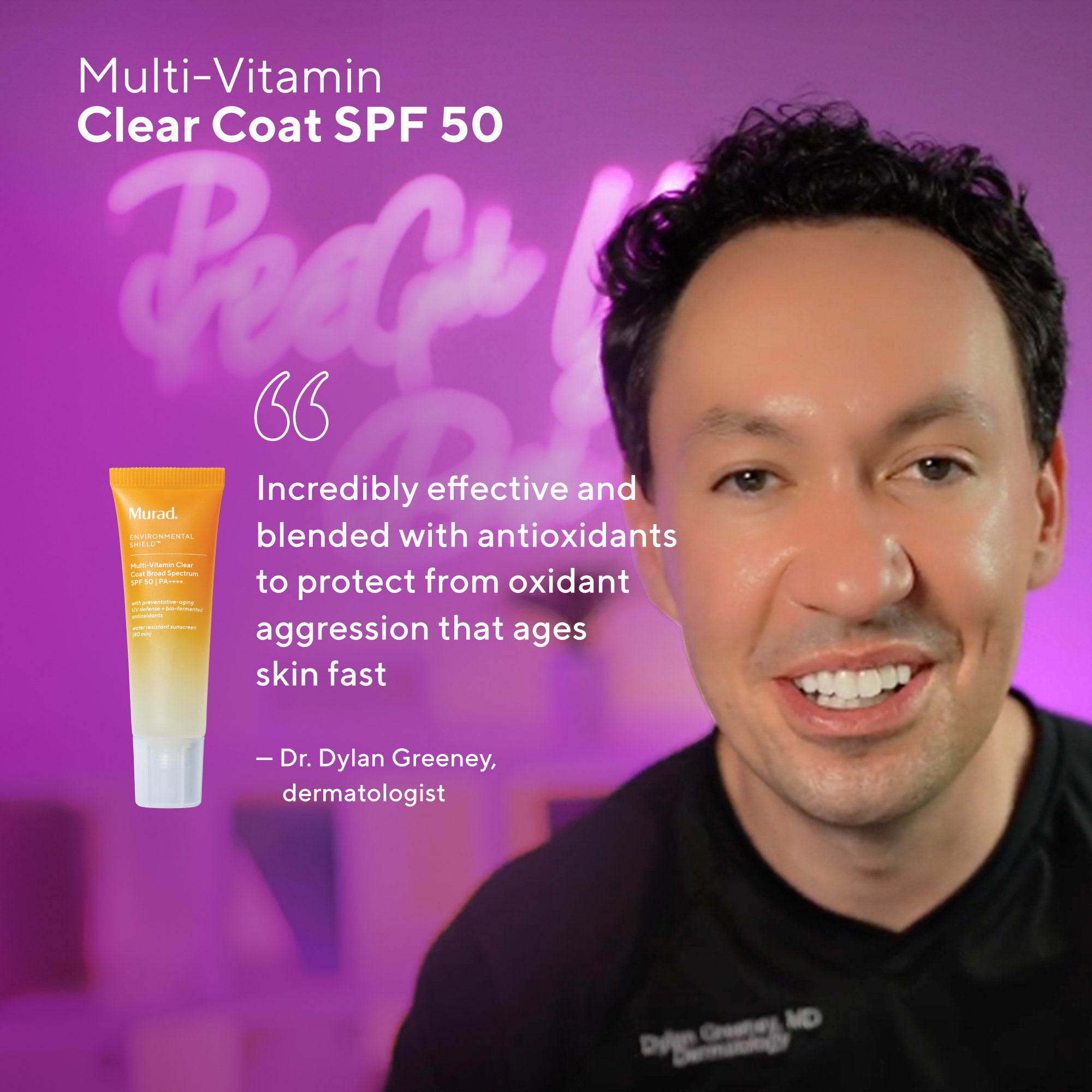 Multi-Vitamin Clear Coat Broad Spectrum SPF 50