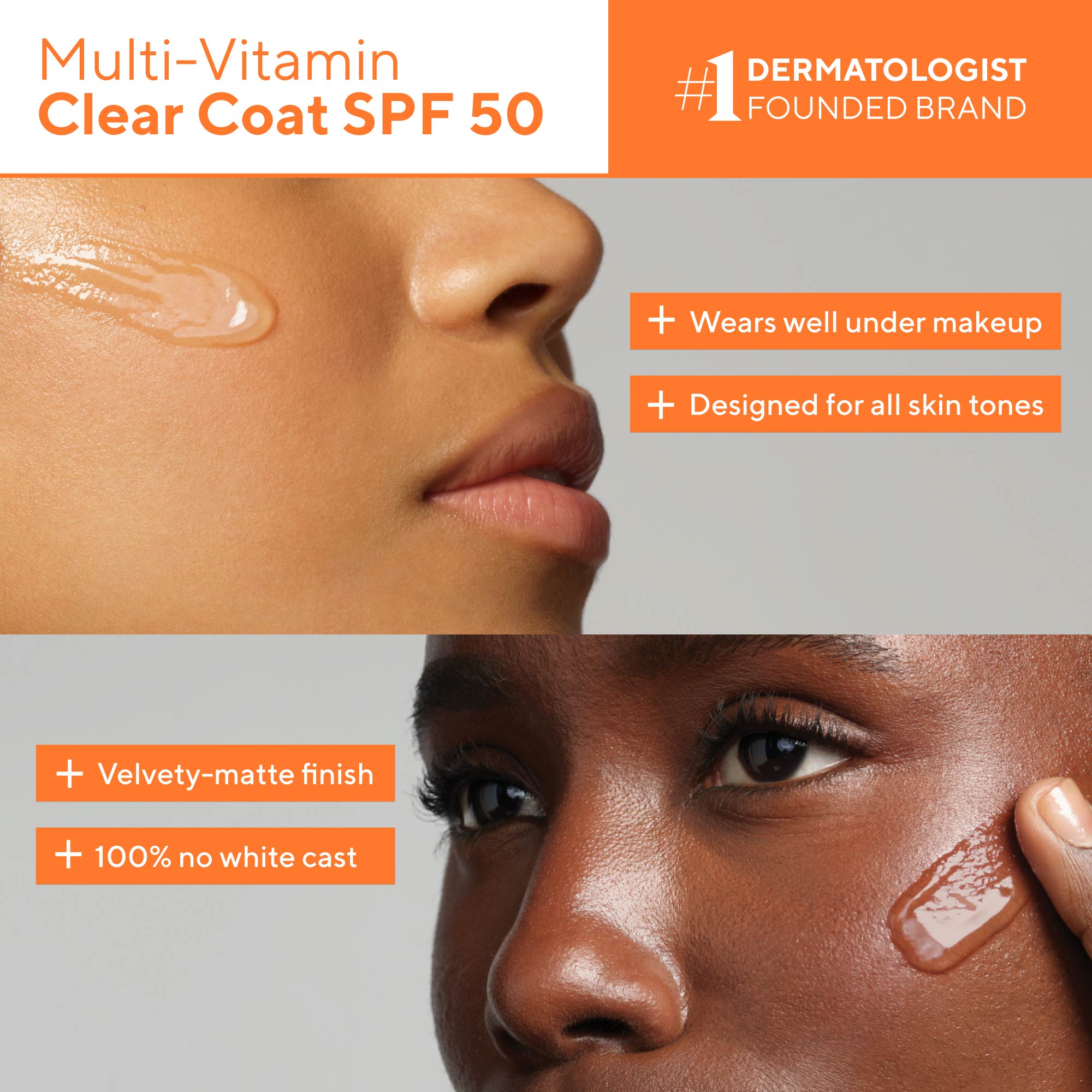 Multi-Vitamin Clear Coat Broad Spectrum SPF 50